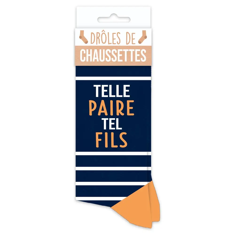 [STC-CD5297_27] CHAUSSETTES "TELLE PAIRE TEL FILS"