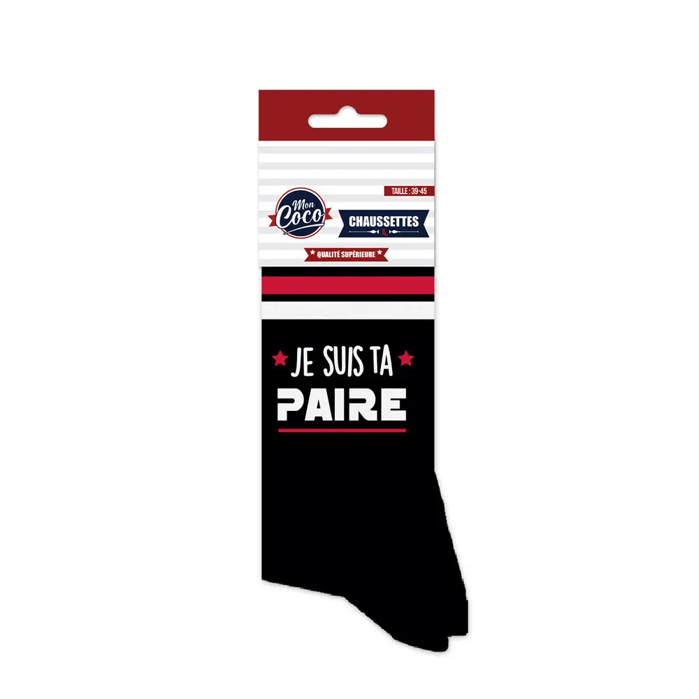 [STC-CD6021V03] CHAUSSETTES COCO "...TA PAIRE"