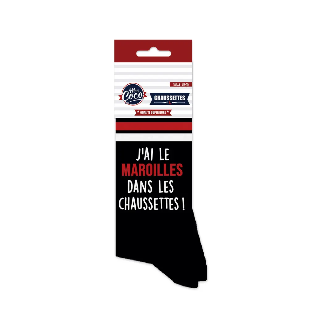 CHAUSSETTES COCO "J AI LE MAROILLES"