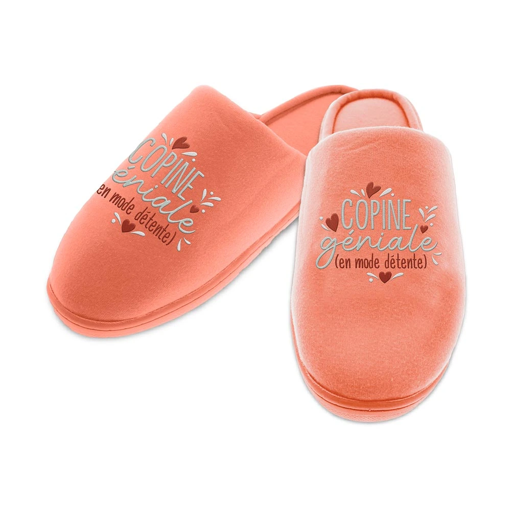 [STC-CD6774V01] PANTOUFLES COPINE GENIALE 36-38