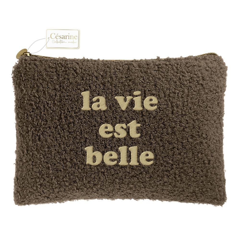 POCHETTE MOUMOUTE LA VIE EST BELLE