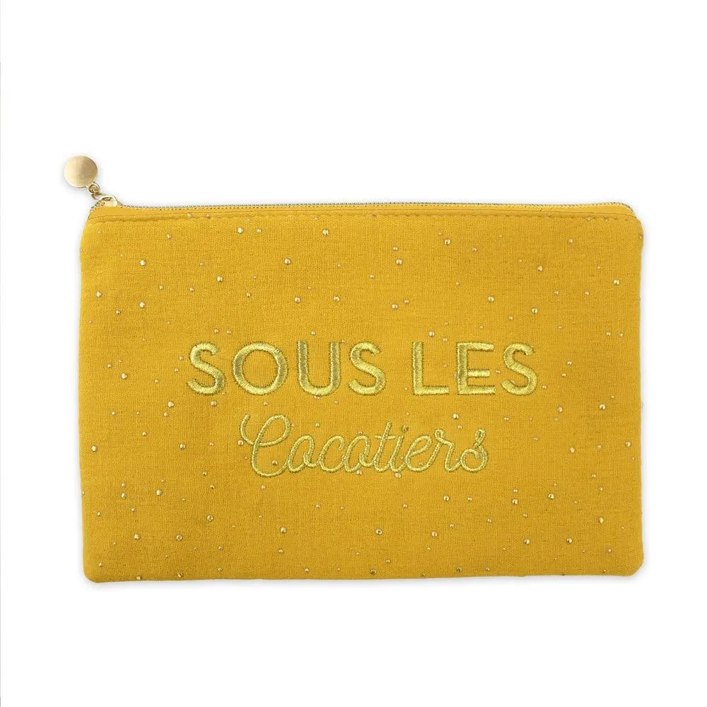 POCHETTE BRODEE COCOTIERS