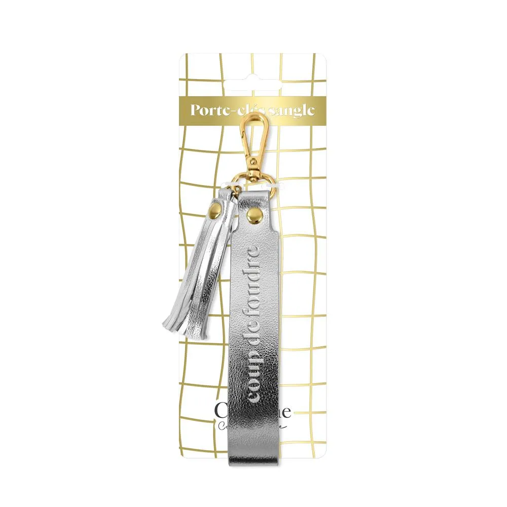 [STC-CD9241] PORTE CLES METAL ARGENT