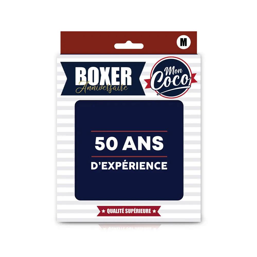 [STC-CD6648VM] BOXER "50ANS D EXPERIENCE" M