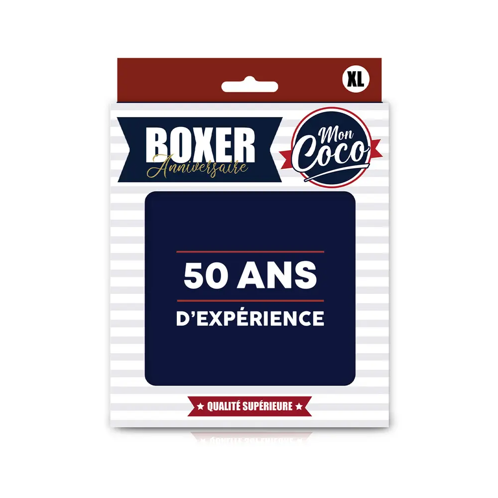 [STC-CD6648VXL] BOXER "50ANS D EXPERIENCE" XL