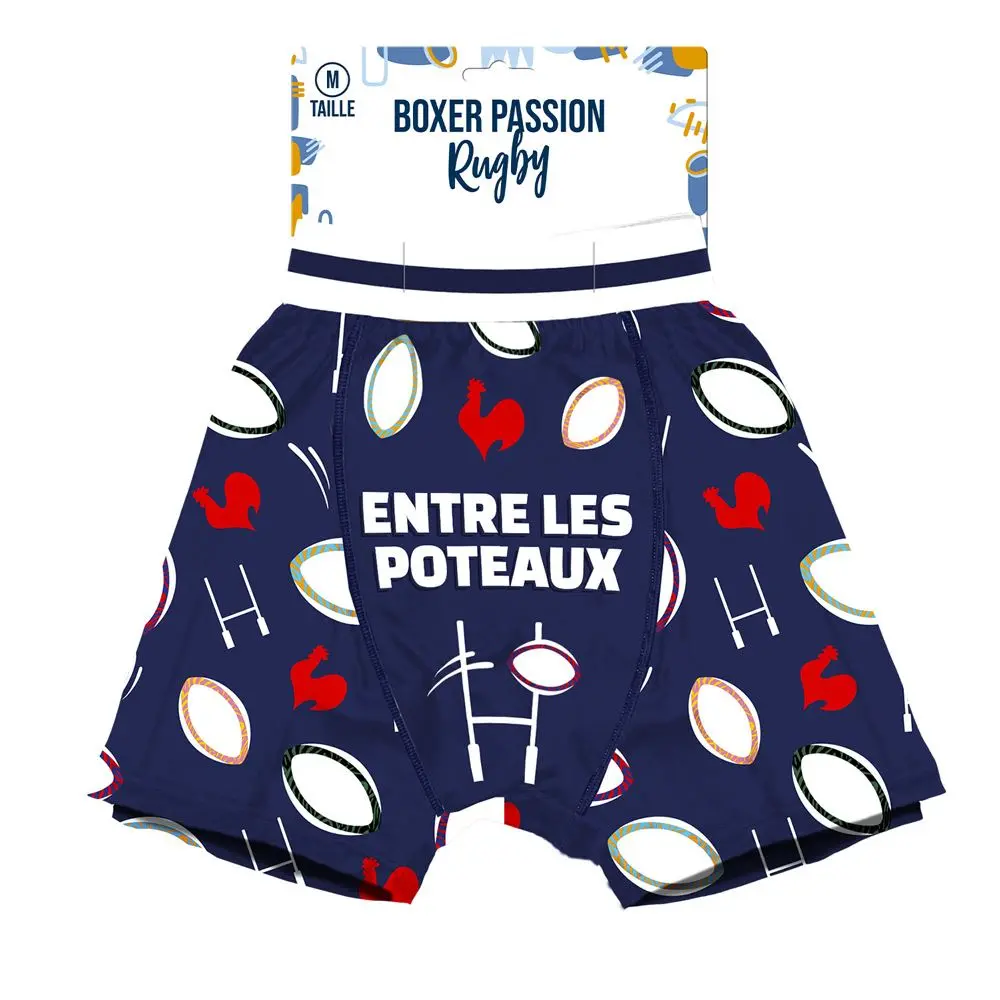 [STC-CD10265VM] BOXER PASSION RUGBY TAILLE M