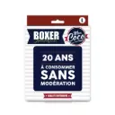BOXER "20ANS A CONSOMMER SANS MODERATION" L
