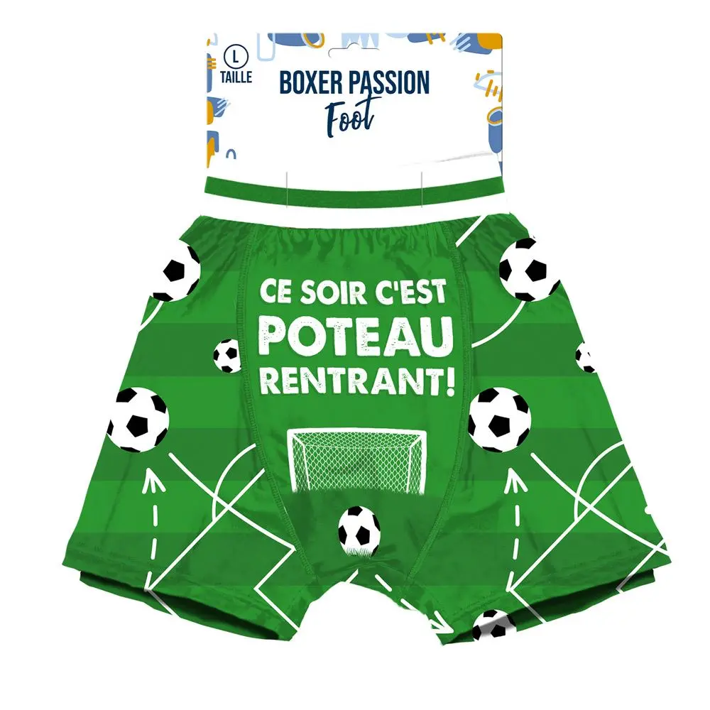 [STC-CD10263VL] BOXER PASSION FOOT TAILLE L