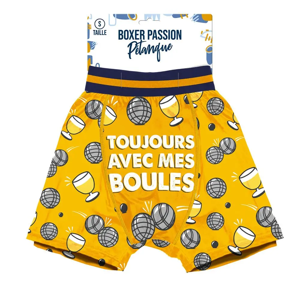 BOXER PASSION PETANQUE TAILLE S
