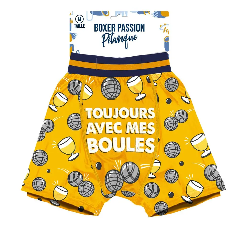 [STC-CD10262VM] BOXER PASSION PETANQUE TAILLE M