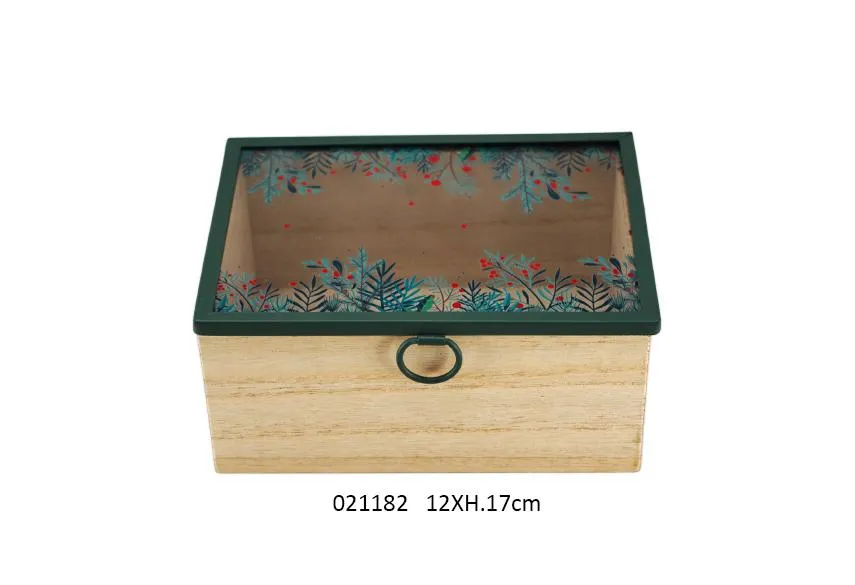 Boite Couvercle Verre 'Botanic'