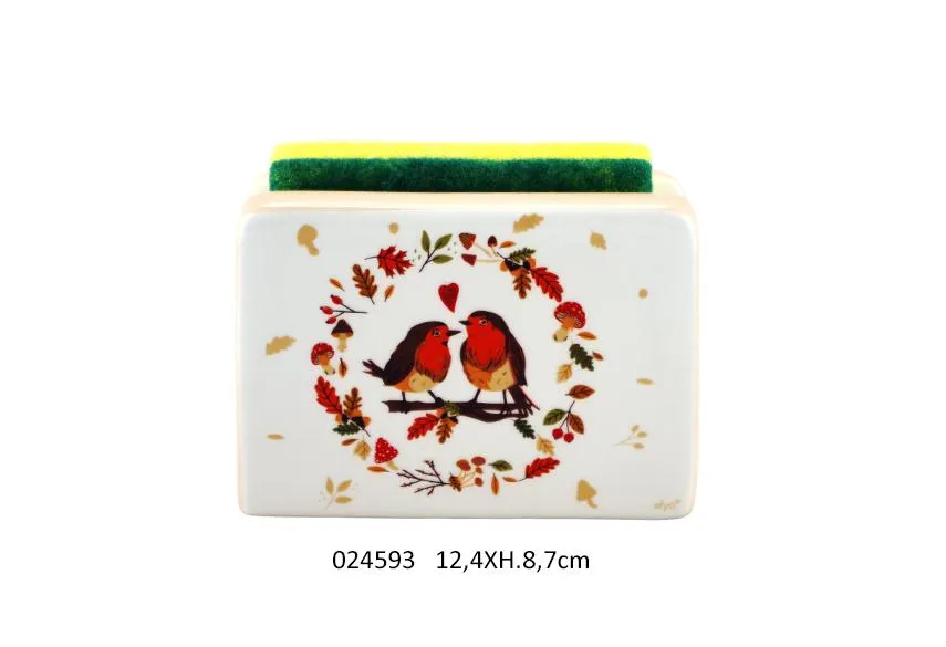 [FAYE-024593] Porte Eponge + Eponge 'Beky'