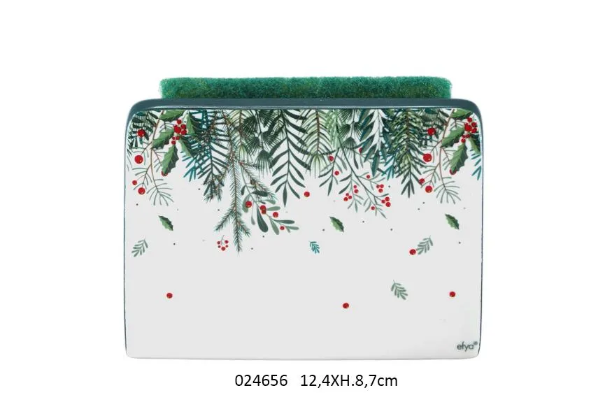 [FAYE-024656] Porte Eponge + Eponge 'Botanic'