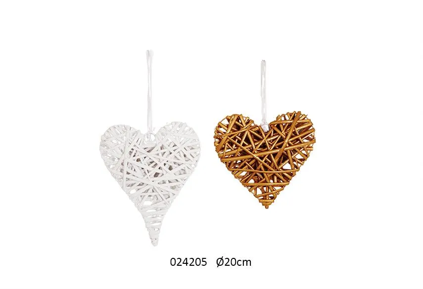 [FAYE-024205] Coeur Osier Blanc/Dore Pm