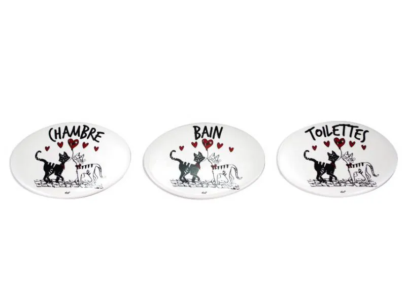 [FAYE001944] Plaque De Porte Choupy