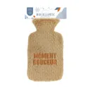 Bouillotte Fourrure Doree Brodee Moment Douceur