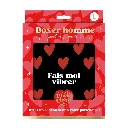 Boxer Motifs Coeur Fais Moi Vibrer Taille L Saint Valentin
