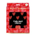 Boxer Motifs Coeur Fais Moi Vibrer Taille S Saint Valentin