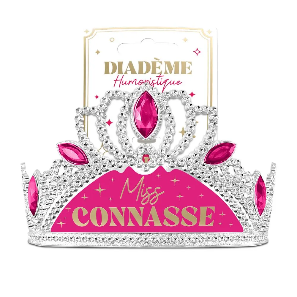 [STC-CD10312V03] Diademe Humoristique Miss Connasse