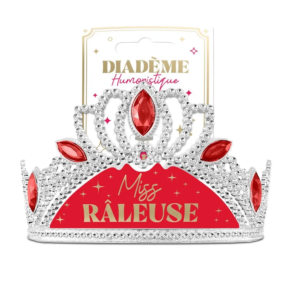 [STC-CD10312V04] Diademe Humoristique Miss Raleuse