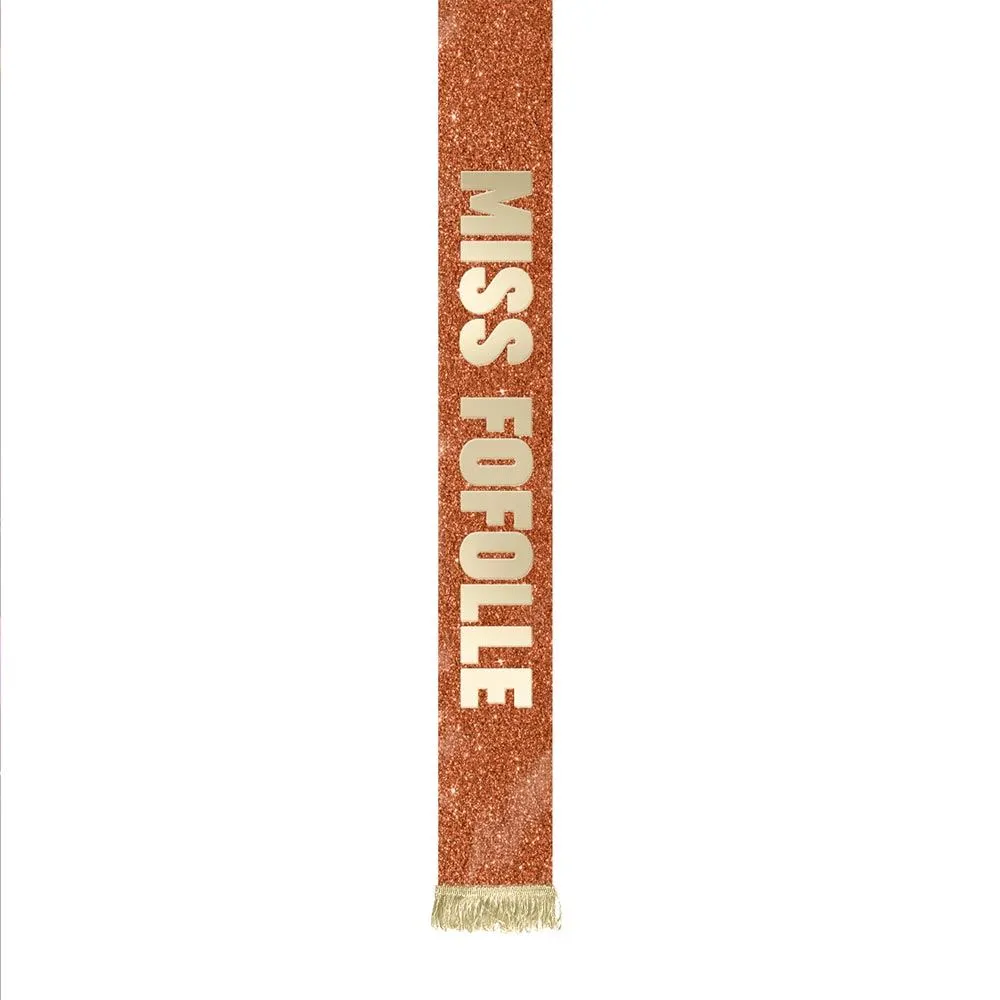 [STC-CD10313V07] Echarpe Miss Dore A Paillettes Miss Fofolle