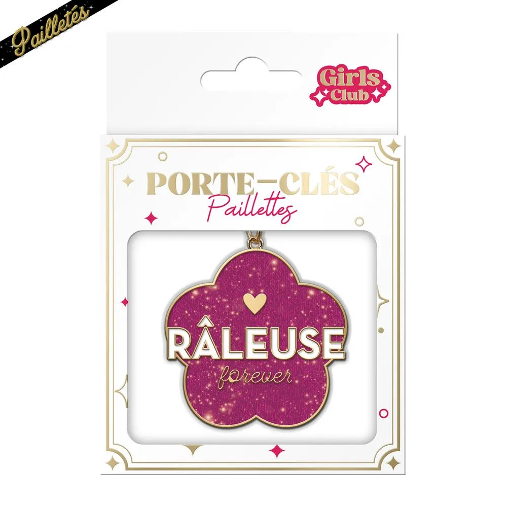 [STC-CD10317V06] Porte Cles Paillettes Raleuse