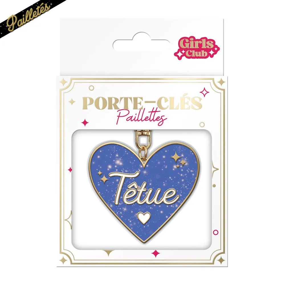 [STC-CD10317V08] Porte Cles Paillettes Tetue