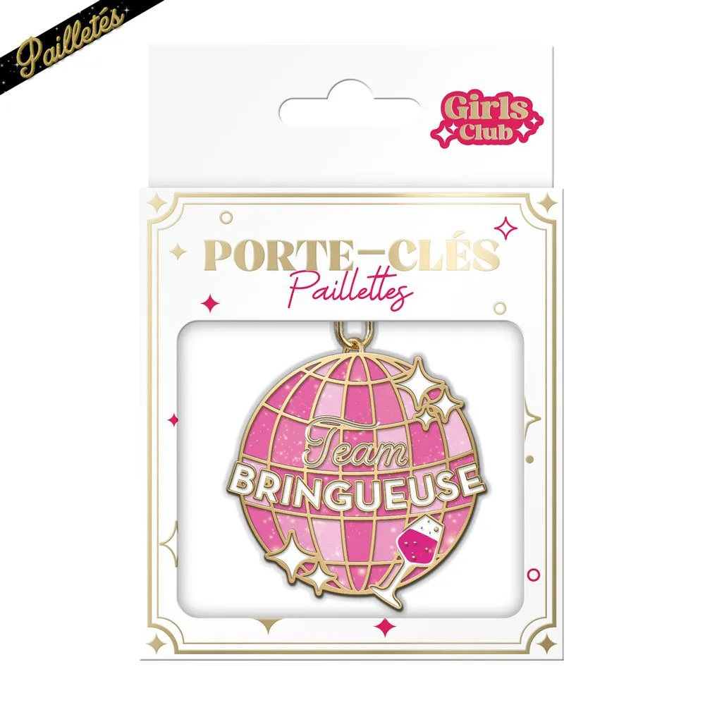[STC-CD10317V15] Porte Cles Paillettes Bringueuse