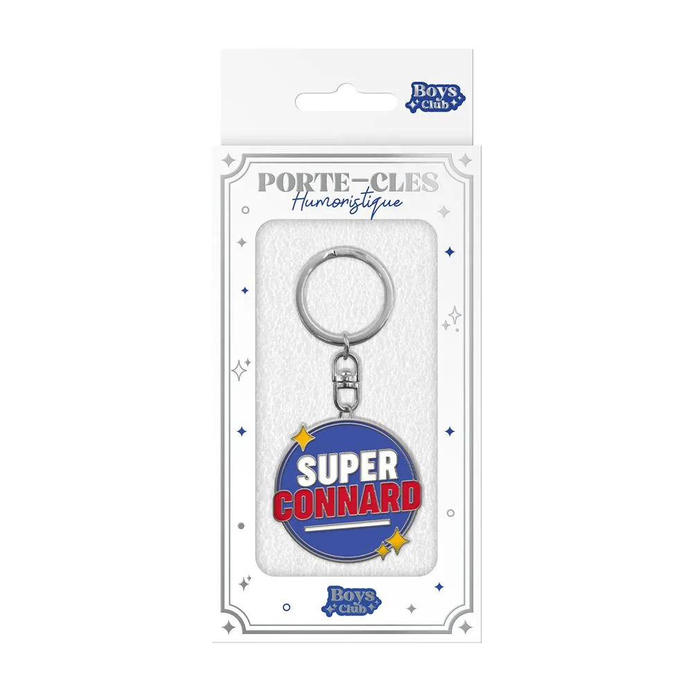 [STC-CD10358V01] Porte Cles Metal Humo Super Connard