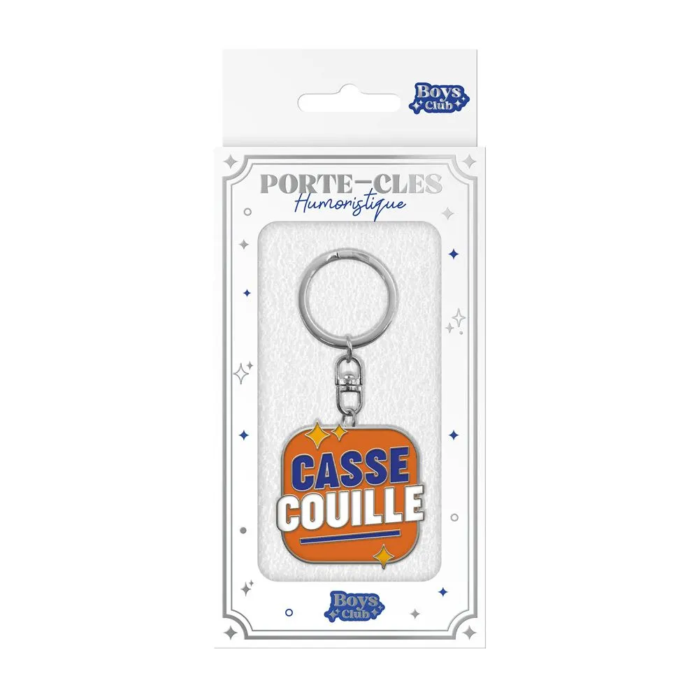 [STC-CD10358V02] Porte Cles Metal Humo Casse-Couille