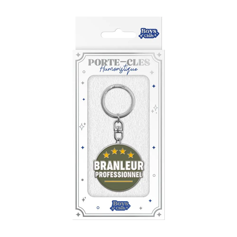 [STC-CD10358V06] Porte Cles Metal Humo Branleur Professionnel