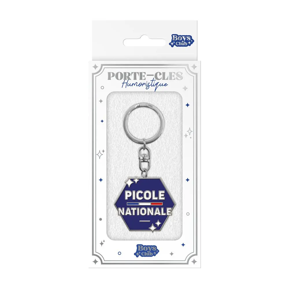 [STC-CD10358V08] Porte Cles Metal Humo Picole Nationale
