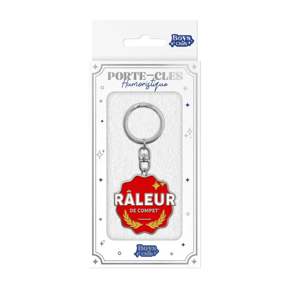 [STC-CD10358V09] Porte Cles Metal Humo Raleur De Compet
