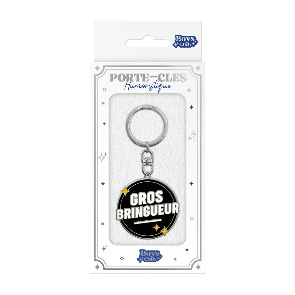[STC-CD10358V10] Porte Cles Metal Humo Gros Bringueur