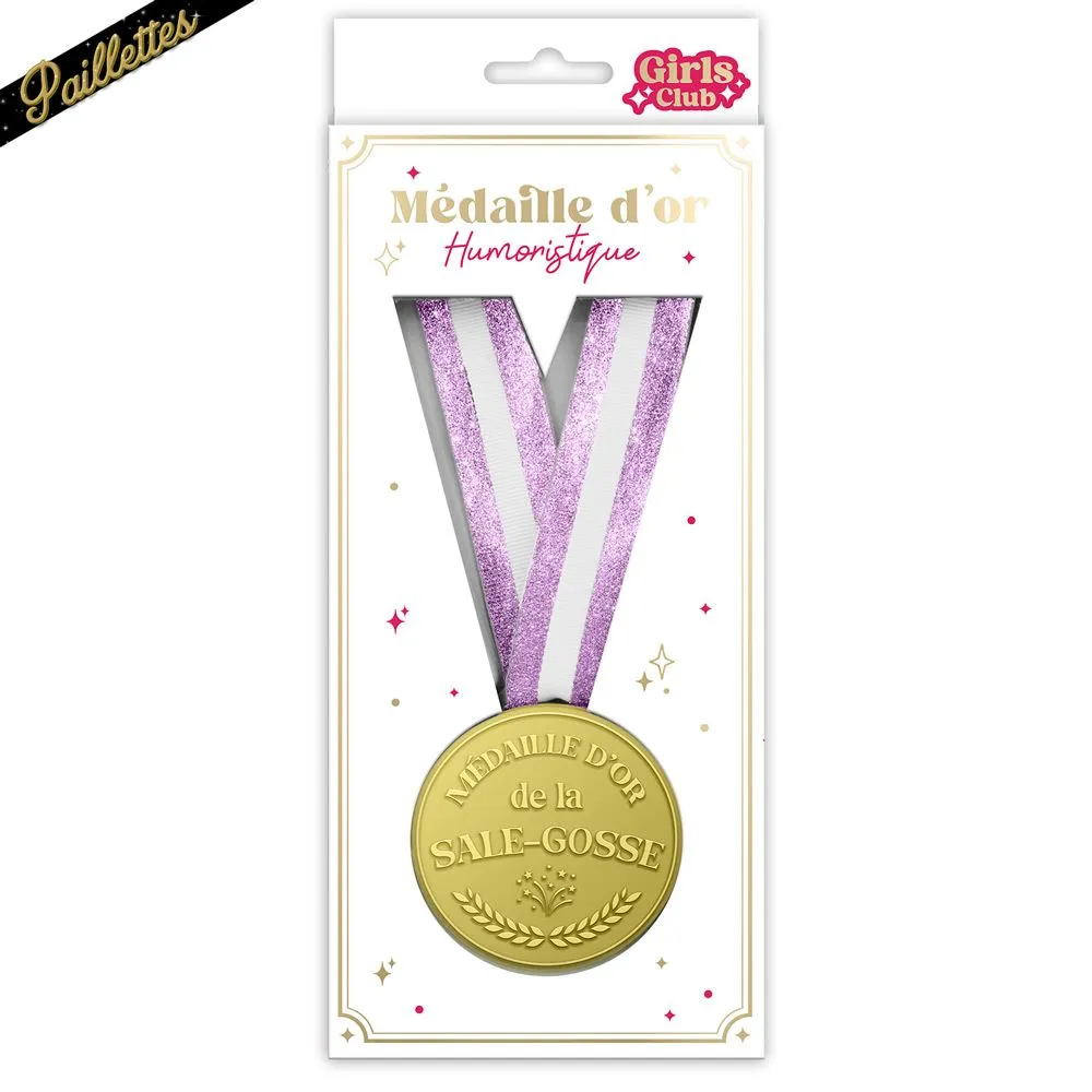 [STC-CD10442V01] Medaille D Or Humoristique Sale Gosse