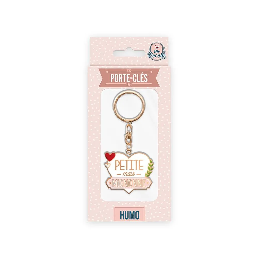 [STC-CD6059V06] Porte Cle Cocotte "Petite Mais..."