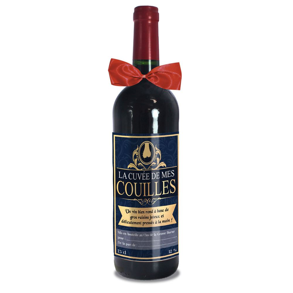 [STC-CD6940_30] Vin Rouge Vce Humo "Cuvee Mes Couilles"