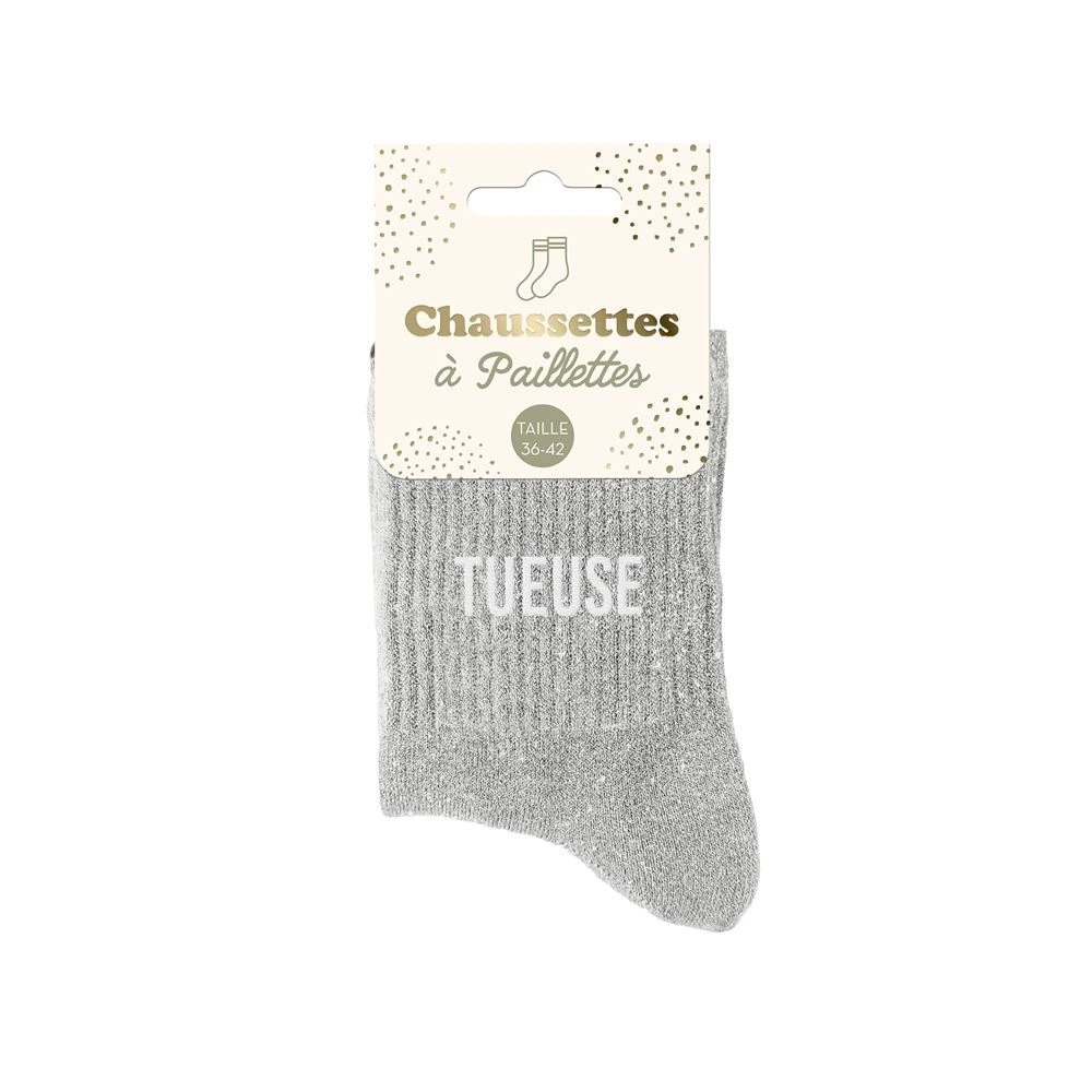 Chaussettes Paillettes Tueuse**