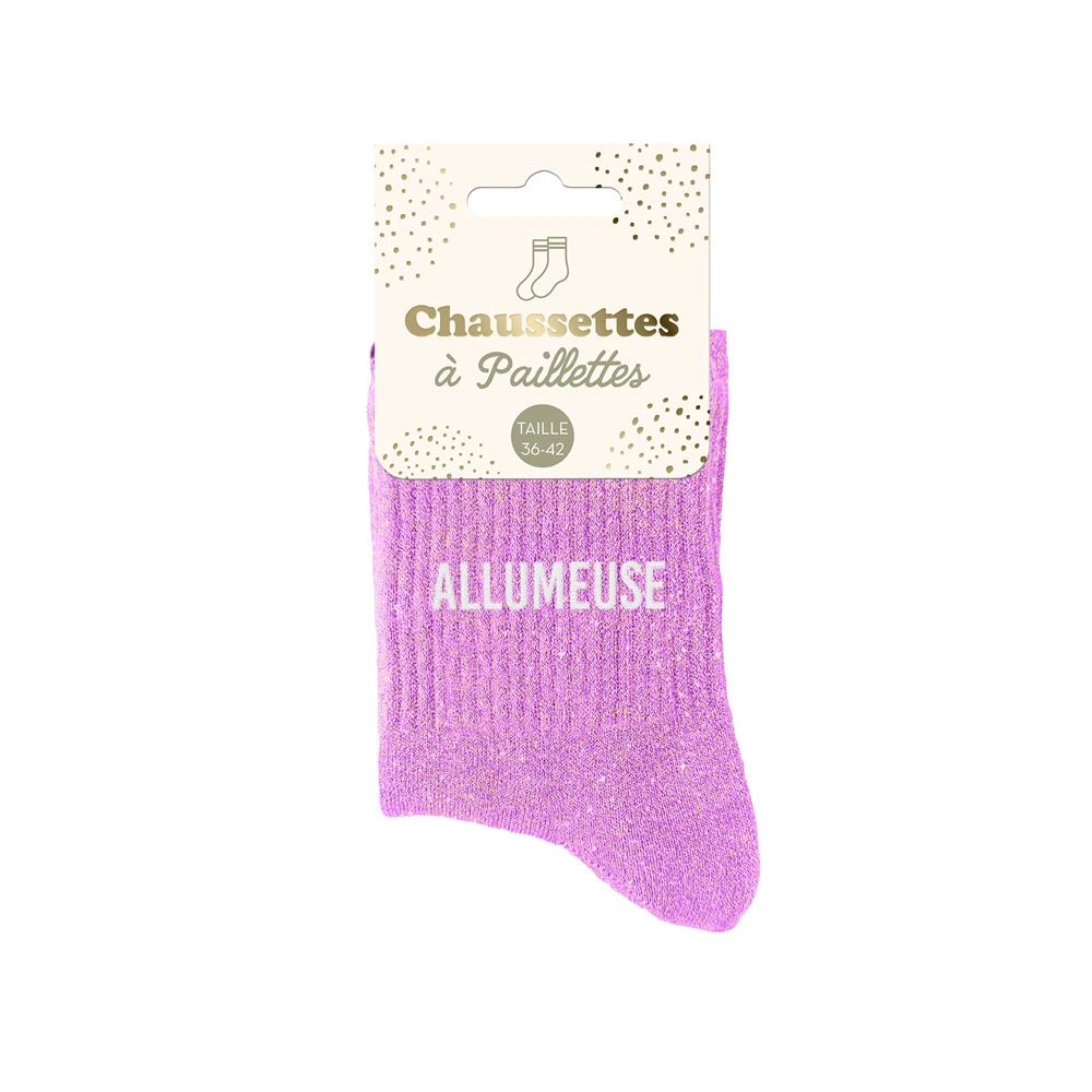 [STC-CD8425V95] Chaussettes Paillettes Allumeuse