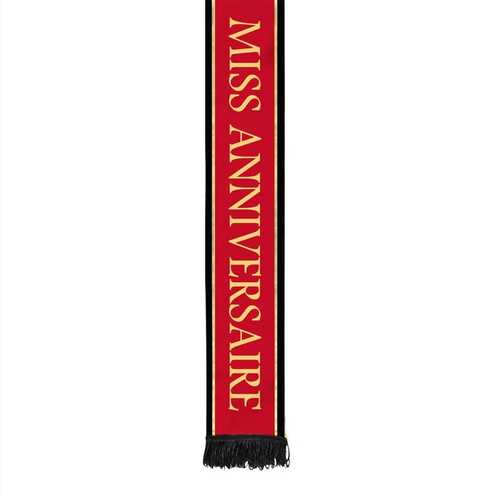 [STC-CD9055] Echarpe Miss Anniversaire Belgique