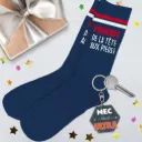 Coffret Chaussettes/Porte Cle "Mec Plus Ultra"