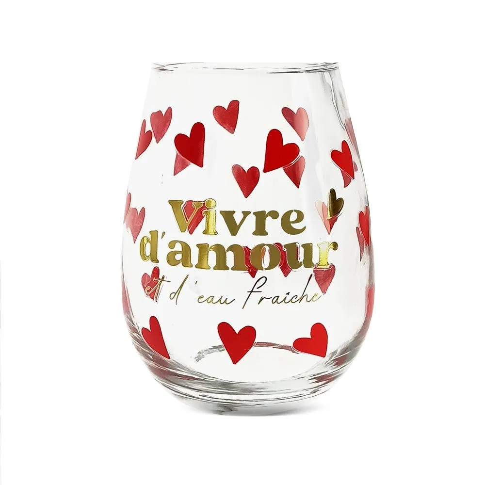 [STC-CD9647] Verre Rond Saint Valentin