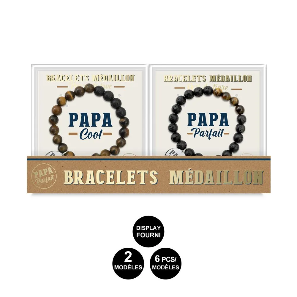 Bracelets Papa Medaillon 2Mds