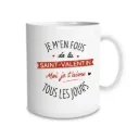 Mug "Je M En Fous De La Saint Valentin"