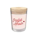 Bougie "Parfait Amour" Saint Valentin