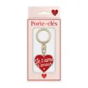 Porte Cles "Je T Aime" Saint Valentin