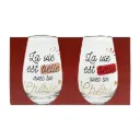Coffret Duo Verre A Eau Saint Valentin