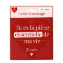 Carte Puzzle Coeur Saint Valentin