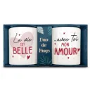 Coffret Duo Mugs Vie Est Belle Avec Toi