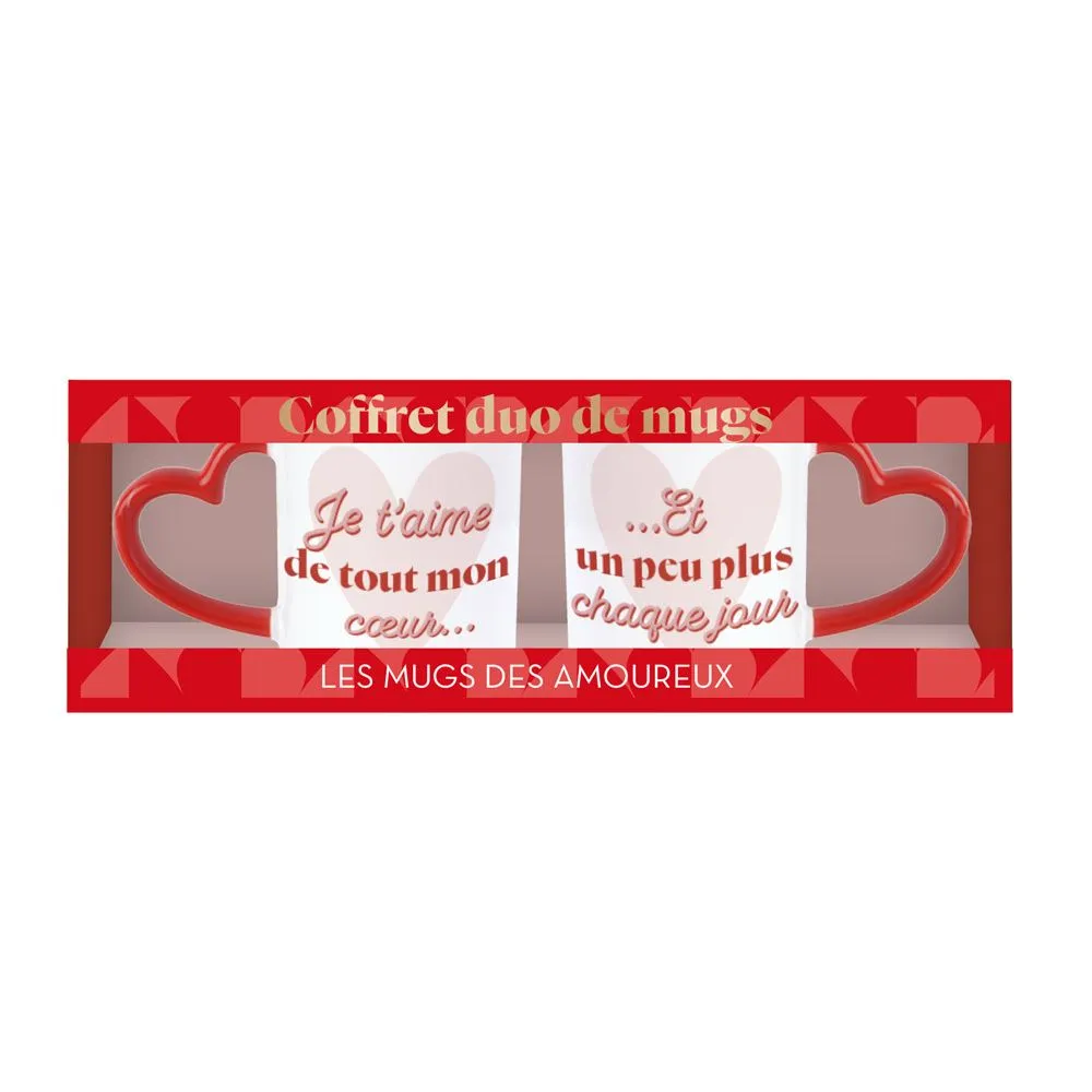 [STC-CD9660] Coffret Duo Mug Saint Valentin
